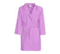 Dorian Home Peignoir homme et femme en microfibre hypoallergénique, doux, léger, peu encombrant, absorbant à séchage rapide, avec capuche, poches, ceinture à passants et crochet, lavable (pas de