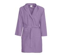 Dorian Home Peignoir homme et femme en microfibre hypoallergénique, doux, léger, peu encombrant, absorbant à séchage rapide, avec capuche, poches, ceinture à passants et crochet, lavable (pas de