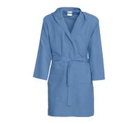 Dorian Home Peignoir homme et femme en microfibre hypoallergénique, doux, léger, peu encombrant, absorbant à séchage rapide, avec capuche, poches, ceinture à passants et crochet, lavable (pas de