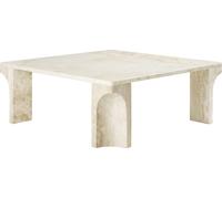 GUBI Doric Table Basse Carrée 80 x 80 cm Blanc Neutre