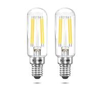 DoRight E14 LED Hotte Machine Ampoule, 4W Dimmable Petite Edison Spirale T26 Tube Ampoules à 40W Équivalent, 6000k Blanc Froid Pour Frigo Machine à Coudre/Lampe/Réfrigérateur, Pack de 2