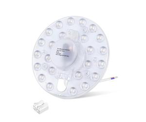 DoRight Module LED Ronde 12W de Rechange pour Plafonnier Avec Aimant Blanc Neutre 4000K Lampe Remplacement de la Source Lumineuse neno Round Adaptée au Châssis de Plafonnier en fer 220V