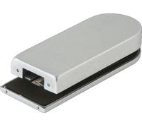Dorma Glas Contre-boîte adaptée à la serrure Studio Rondo pour portes en verre 8-10mm, aluminium argent anodisé