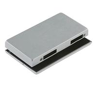 Dorma Glas Contre-porte en verre (serrure de porte en verre) Junior Office, épaisseur du verre 8-10 mm, ferrure en verre gauche - Aluminium anodisé argenté