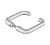 Dorma-Glas Paire de béquilles de porte en verre ronde LM Niro foncé pour guide-béquille VK 8mm Quantité:1