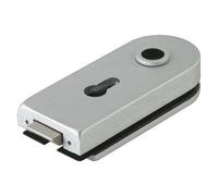 Dorma-Glas Serrure de porte en verre STUDIO Rondo LM anodisé argent PZ DIN L/R Quantité:1