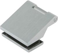 dormakaba paumelle pour porte en verre OFFICE Classic LM argent anodisé 80 kg pour 3 pièces - 81128815099