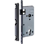 DORMAKABA Serrure à loquet magnétique Cludo PZ avec gâche réglable en 4 positions noire ÖNORM