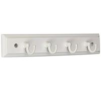 Dorman matériel 4-1831 KeyRack, avec 4 Extra Petite Unique Crochets blancs, 22,2 cm, finition Blanc