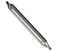 Dormer A242 Foret à centrer HSS-E en acier cobalt haute vitesse avec pilote 118 degrés et cône 60 degrés 2 mm x 6 mm