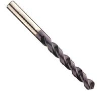 Dormer A553 HSS-E Foret à haute vitesse en acier au cobalt avec revêtement TiAlN-Top ADX à pointe amincie à 130 degrés, diamètre 19 mm, paquet unique