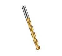 Foret hélicoïdal DIN 338 A510 D.10,8mm HSS profilé TiN queue cylindrique 4xD droite