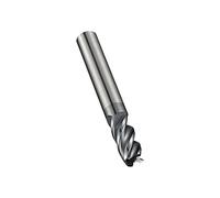 Fraises en bout S262 D.8mm R.0,3mm L.64mm L.20mm HM AlCrN 40Grad