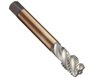 Dormer E002M6 Série E002 HSS-E-PM Taraud machine à cannelure hélicoïdale métrique avec finition brillante Norme ISO Filetage M6 x 1,00 mm Longueur 66 mm