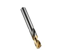 Dormer HSS Brillant/Tin 022 135° Foret extra-court Extra court DIN/ANSI, 10 pièces, 5/64 inch