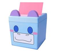 Dormercy Distributeur de notes pop-up, 3x3 in, design magnétique, hippopotame mignon, grande capacité (Brevet en cours d'enregistrement)