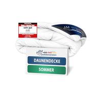 DormiGood - Couette 140x200-100% Duvet - légère et Respirante - Couverture Fine pour d'été - édredon Duvet - 200g de garnissage - Idéal pour Les températures Chaudes - Couette été 140 x 200 cm
