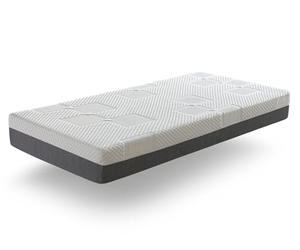 DORMISSIMO Matelas 90X190 Draco Latex Épaisseur 20 CM déhoussable, Noyau en Latex 100%
