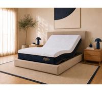 DORMISSIMO Matelas ARTIU 90x190 Mousse a memoire de Forme Déhoussable Adaptable pour Lit Articulé, Fermeté Souple et Très Accueillant