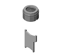 Dornbracht aérateur 90230102605-00 avec fente M24x1, CC-STD-IT- chromé