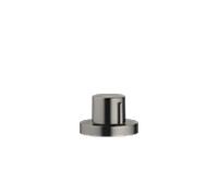 Dornbracht actionnement excentrique 10710970-99 bouton rotatif avec rosette ronde, platine mat foncé