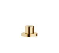 Dornbracht actionneur excentrique 10710970-28 de bouton rotatif avec rosette ronde, laiton poli