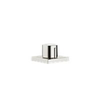Dornbracht actionneur excentrique 10711970-06 avec bouton rotatif, rosette carré, le platine mat