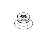 Dornbracht air spr. avec collerette platine mat 04230101700-06 04230101700 M18x1-AG platine brossé