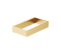 Dornbracht Mem anneau porte-serviettes 83200780-28 carré, saillie 105 mm, laiton brossé