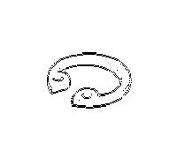 Dornbracht bague de verrouillage 10x1 DIN472 A2 09160101690 091601016 D 10 x 1 mm