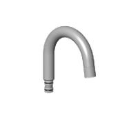 Dornbracht bec colonne robinet 100 mm 90282205801-33 noir mat
