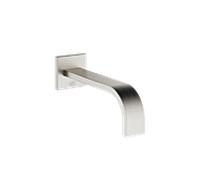 Dornbracht MEM Bec déverseur mural pour lavabos, sans garniture d'écoulement, saillie 200mm, 13800782-06, Couleur: Platine Mat