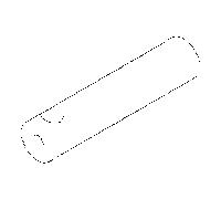 Dornbracht bouton 45x10 chromé 092033030-00 45 mm chromé