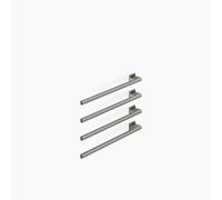 Dornbracht chauffe-serviettes, 4 positions, saillie à gauche, largeur 600mm, 83304980-19, Couleur: Chrome foncé