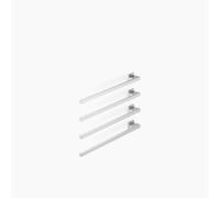 Dornbracht chauffe-serviettes, 4 positions, saillie à gauche, largeur 600mm, 83304980-93, Couleur: Chrome brossé