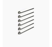 Dornbracht chauffe-serviettes, 6 positions, saillie à droite, largeur 610mm, 83316979-19, Couleur: Chrome foncé