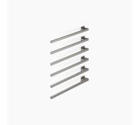 Dornbracht chauffe-serviettes, 6 positions, saillie à gauche, largeur 600mm, 83306980-99, Couleur: Dark Platinum brossé