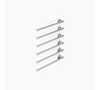 Dornbracht chauffe-serviettes, 6 positions, saillie à gauche, largeur 610mm, 83306979-93, Couleur: Chrome brossé