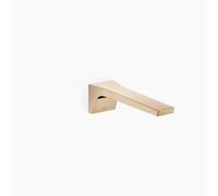 Dornbracht CL.1 Bec déverseur mural pour lavabos sans garniture de vidage, saillie 200mm, 13800705-46, Couleur: Champagne brossé