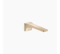Dornbracht CL.1 Bec déverseur mural pour lavabos sans garniture de vidage, saillie 200mm, 13800705-47, Couleur: Champagne