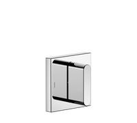 Dornbracht CL.1 inverseur encastré à deux voies, rosace carrée 60x60mm, 36200705-47, Couleur: Champagne