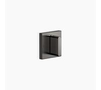 Dornbracht CL.1 inverseur encastré à deux voies, rosace carrée 60x60mm, 36200705-99, Couleur: foncé Platine mat