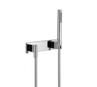 Dornbracht CL.1 Set de douche avec raccord mural coudé et support, 1 jet, 27818980-00,