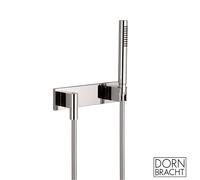 Dornbracht CL.1 Set de douche avec raccord mural coudé et support, 1 jet, 27818980-06,