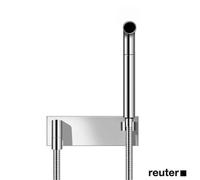 Dornbracht CL.1 Set de douche avec raccord mural coudé et support, 1 jet, 27838979-08,