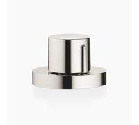Dornbracht Commande excentrée avec bouton rotatif et recouvrement rond, 10710970-08,