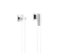 Dornbracht coude de paroi Kneipp WaterTube 2782297900 chromé , avec support de tube / seule rosette