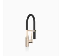 Dornbracht Cuisine - Sync robinet dévier, professionnel, tuyau flexible en silicone, saillie 200mm, 33865895; Coloris: Champagne brossé