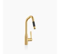 Dornbracht Cuisine - Sync robinet dévier, Pull-Down avec fonction douche, orientable, saillie 240mm, 33875895-28, Couleur: Laiton brossé
