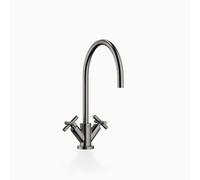 Dornbracht Cuisine - Tara Mitigeur monotrou, bec orientable 360°, saillie 235 mm, Coloris: foncé Platine mat